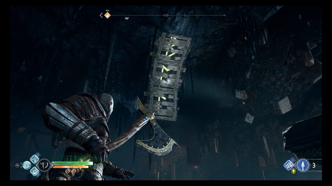 God of War Guide Witch’s Cave puzzle solution how to get back into the Witch’s house and get