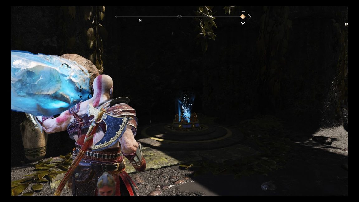 God of War Light Elf Outpost guide How to open the chest, Pristine