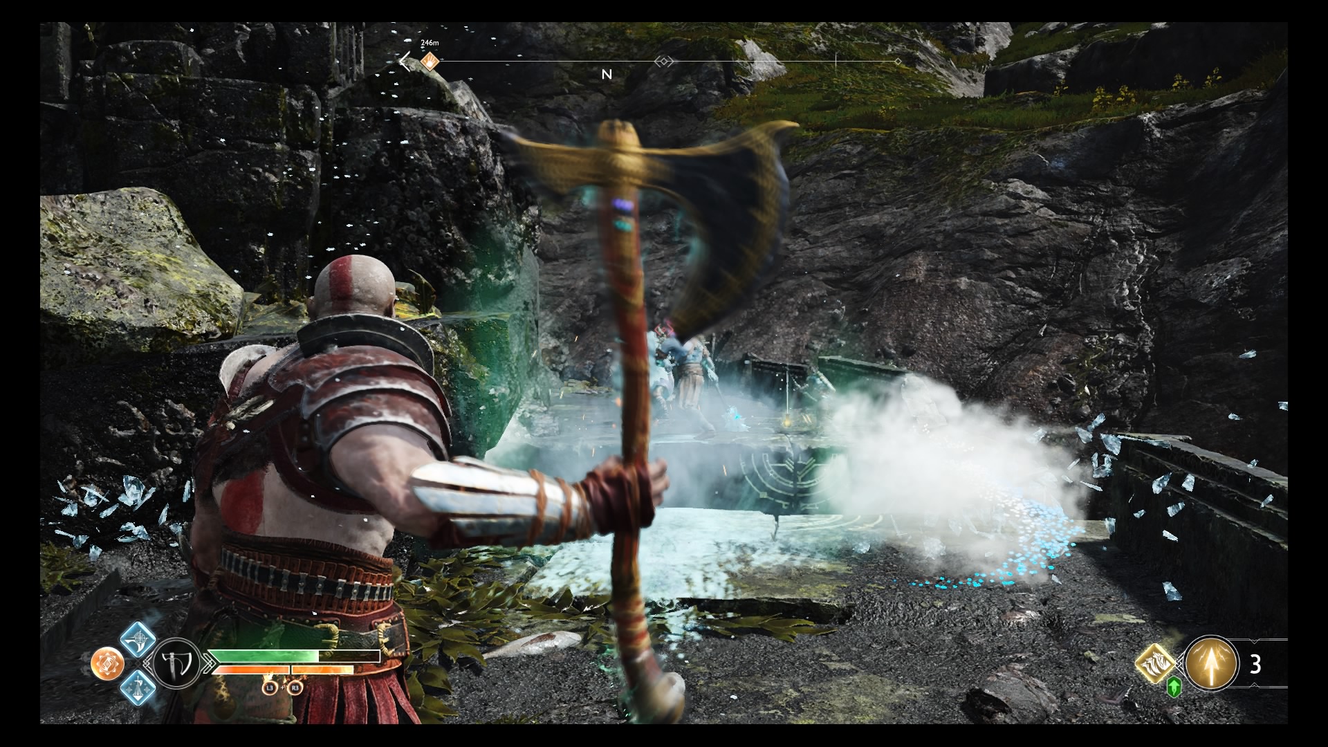 How To Get Pristine Scales Of The Realm God of War Light Elf Outpost guide - How to open the chest, Pristine