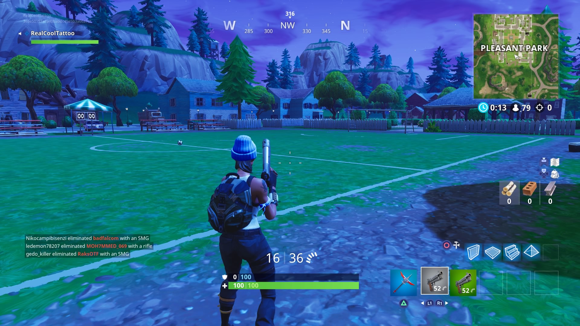 Fortnite Score on different pitches Where to find all the football