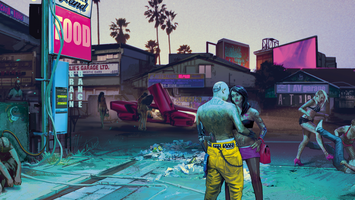 Here's some concept art from the Cyberpunk 2077 E3 trailer