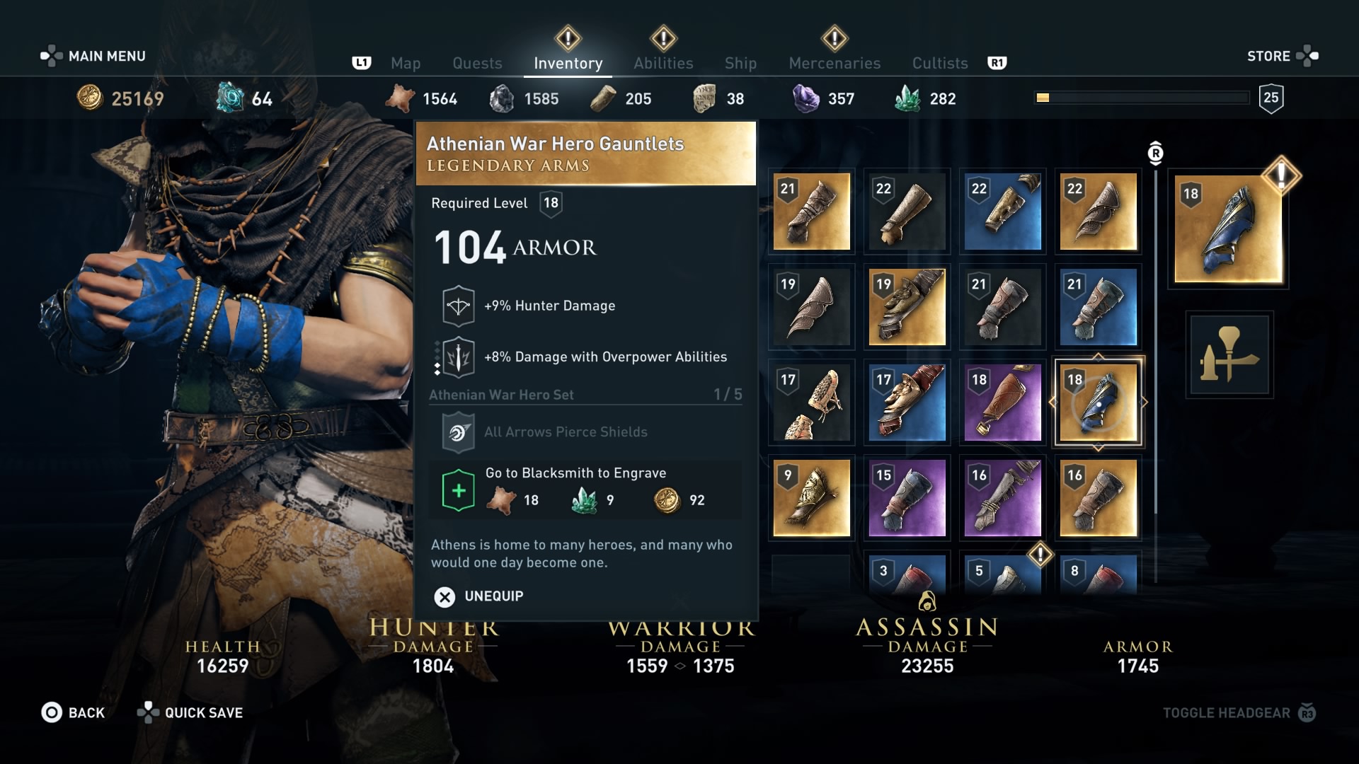 Assassin's Creed Odyssey Best armor for the early, mid, and late game