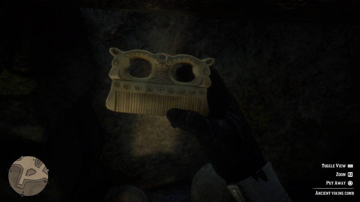 Red Dead Redemption 2 how to get the Viking helmet, comb, and hatchet