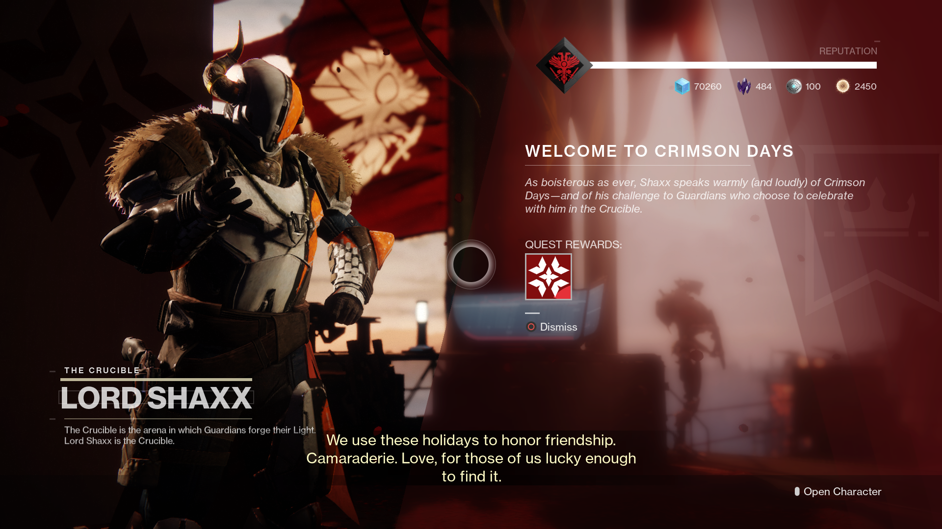 Destiny 2 Crimson Days how to get The Vow bow VG247