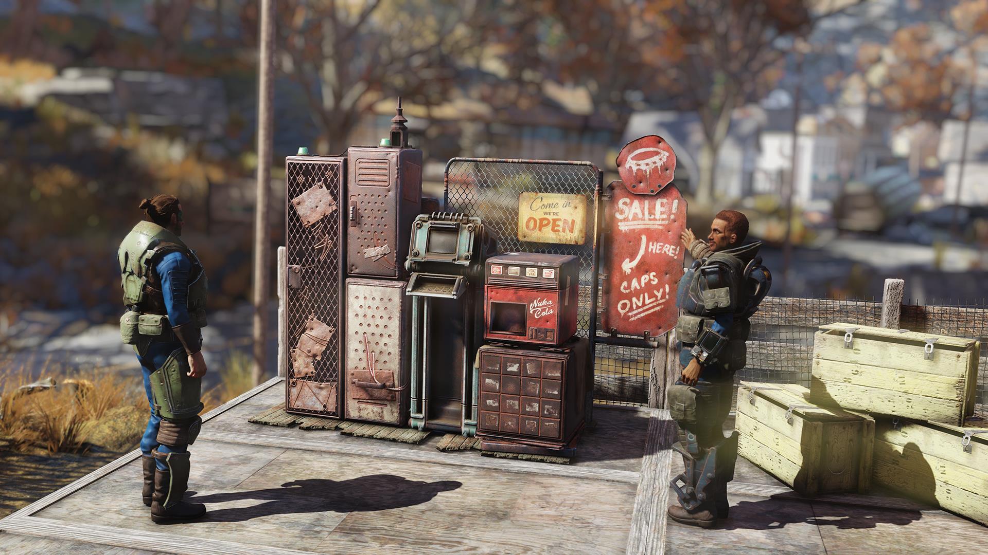 Fallout 76 is turning players into NPCs by letting them set up shops