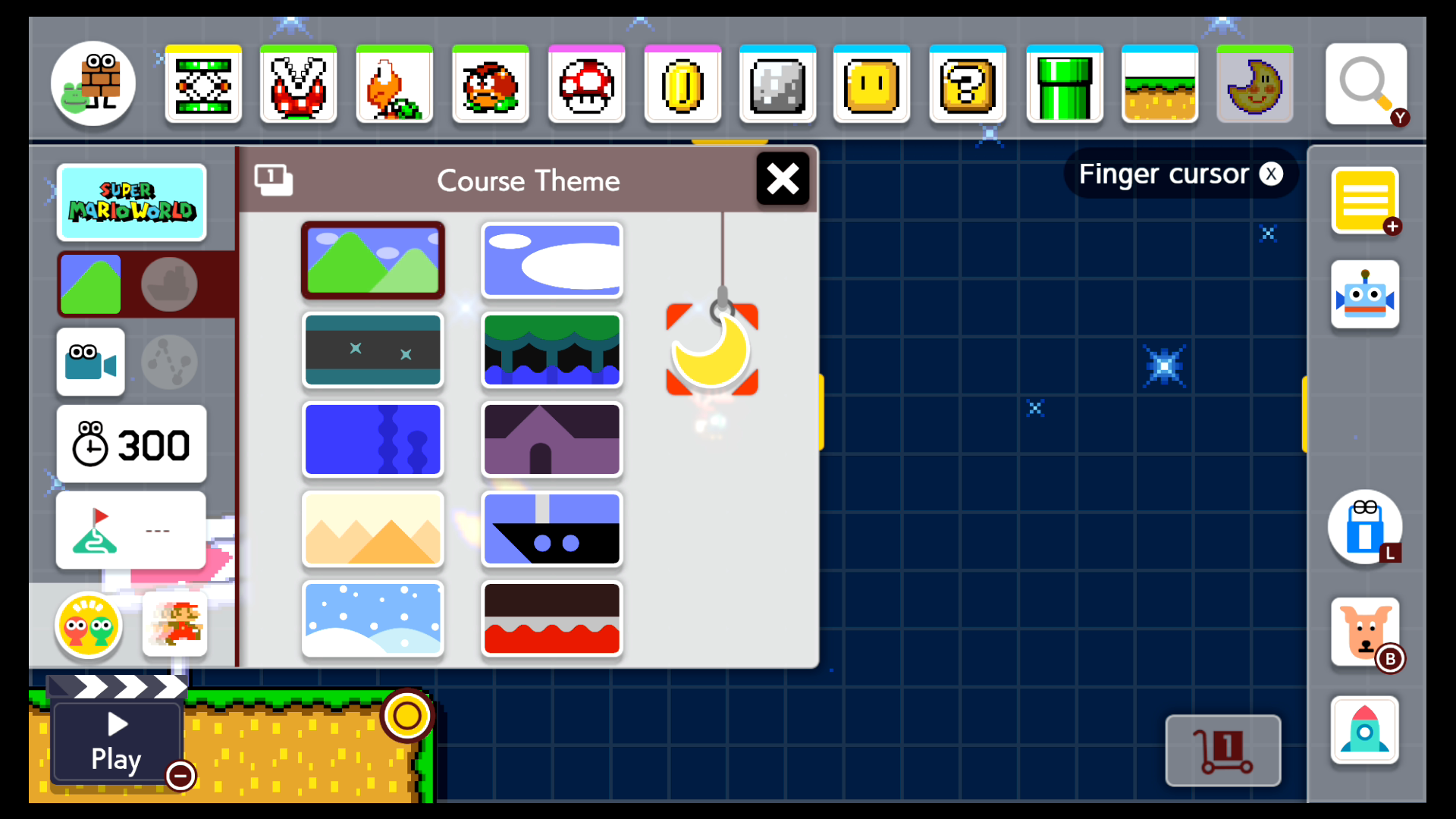 Super Mario Maker 2 how to unlock night mode for every course theme to