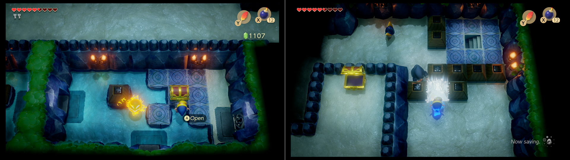 Zelda Link's Awakening Angler's Cavern Dungeon walkthrough, Animal