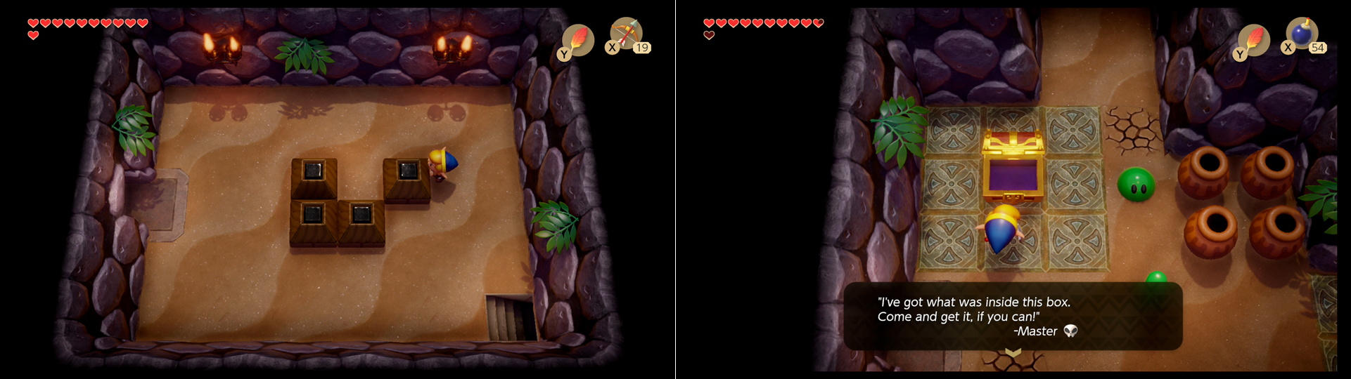 Zelda Link’s Awakening Catfish’s Maw walkthrough and returning the Ghost