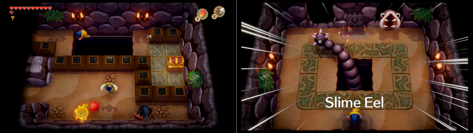 Zelda Link’s Awakening Catfish’s Maw walkthrough and returning the Ghost