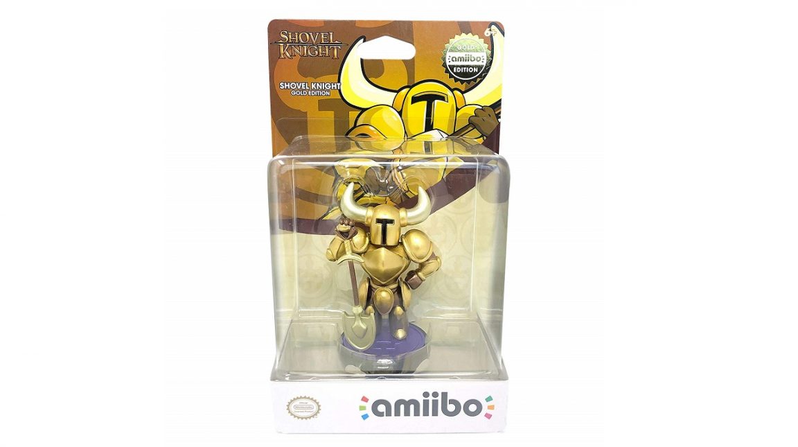 The Shovel Knight Gold amiibo is now accessible to order within the US