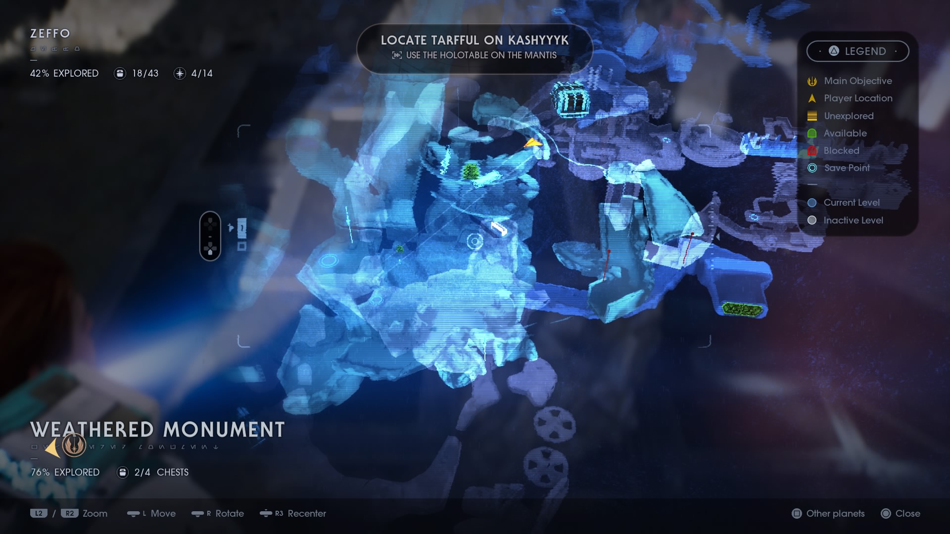 Star Wars Jedi Fallen Order Mantis Paint Jobs and BD1 skin locations