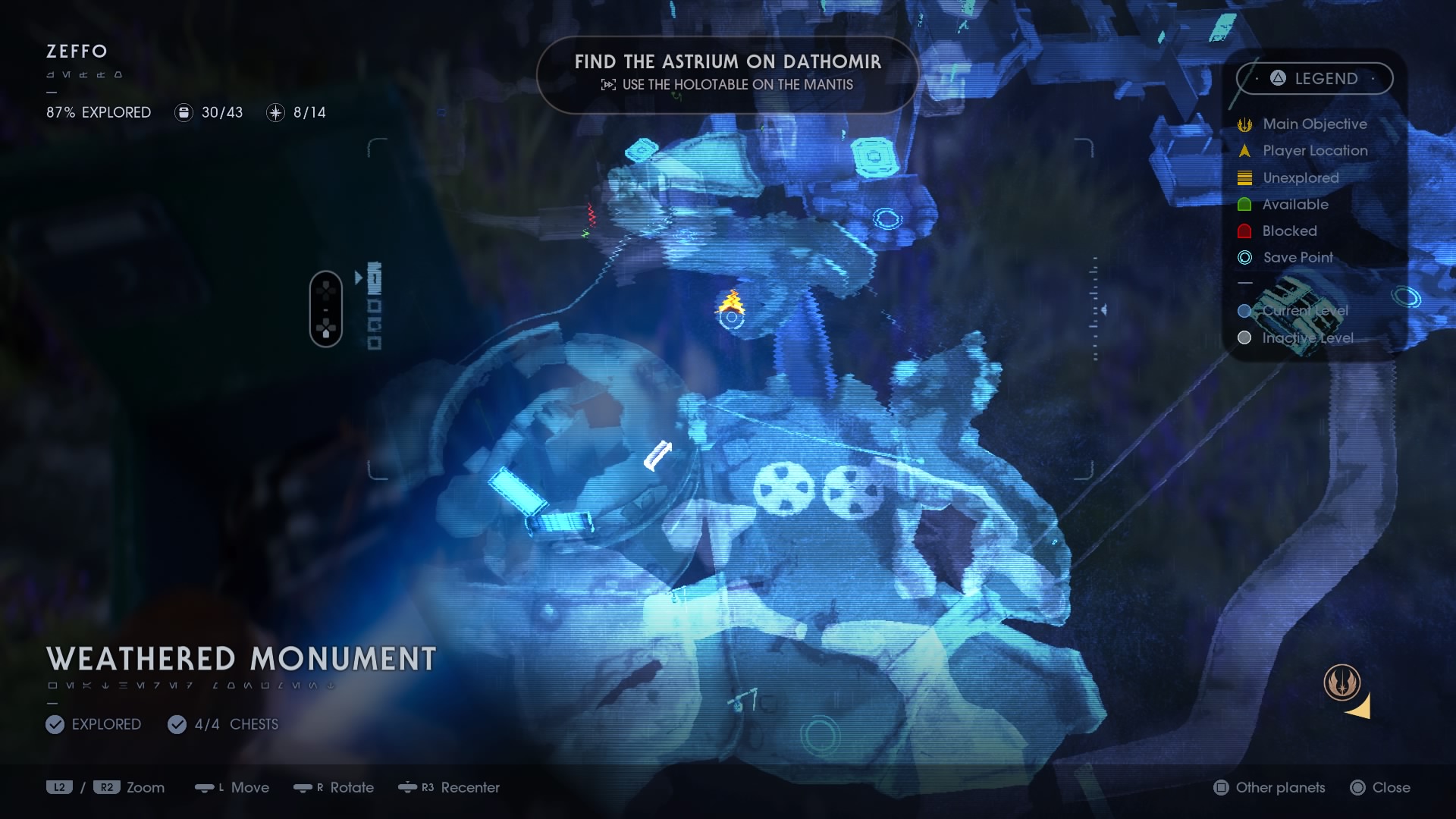 Star Wars Jedi Fallen Order Mantis Paint Jobs and BD1 skin locations