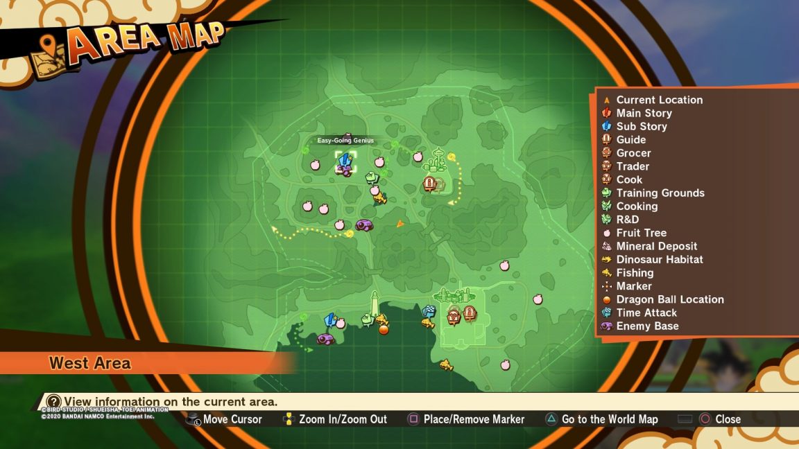 Dragon Ball Z Kakarot Substory guide Where to find Great Energetic