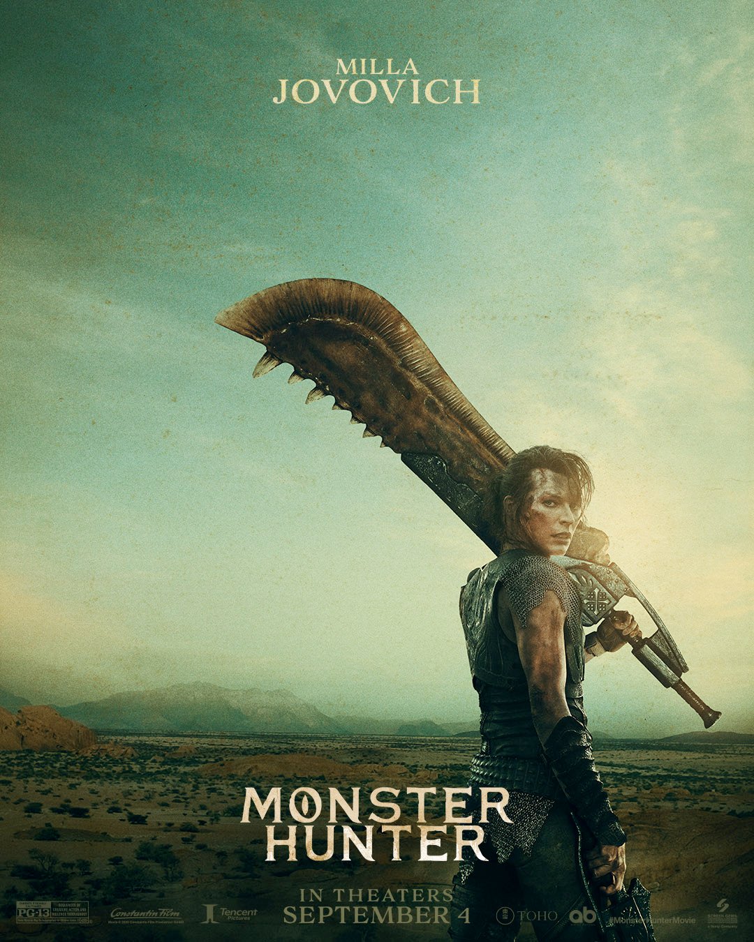 Check out these Monster Hunter movie posters of Milla