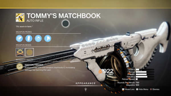 Destiny 2: Season of the Worthy – How to get the Tommy’s Matchbook ...