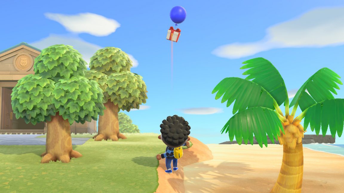Animal Crossing New Horizons how to get pop the floating balloon