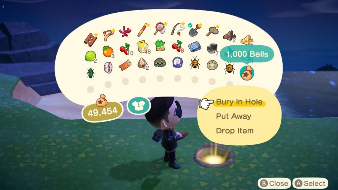 Animal Crossing New Horizons Money Tree How to develop Bell Trees
