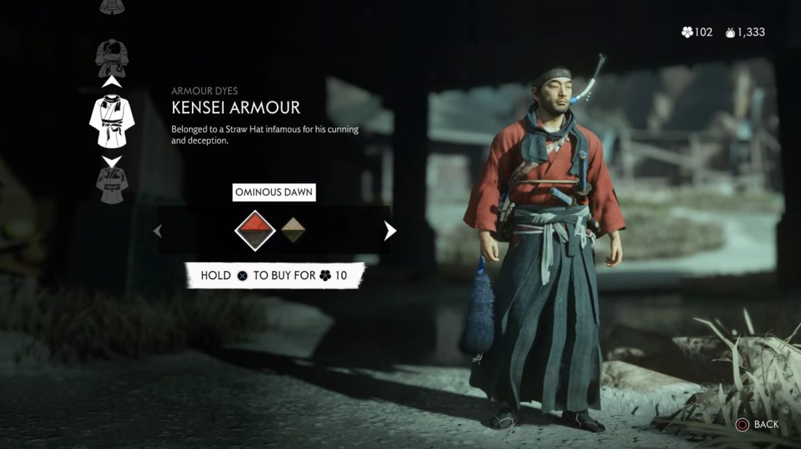 Ghost of Tsushima Best Armour All Armour Dyes and Sets VG247