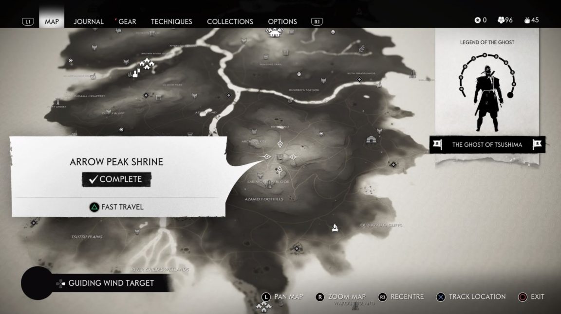 Ghost of Tsushima Materials where to get more supplies, predator