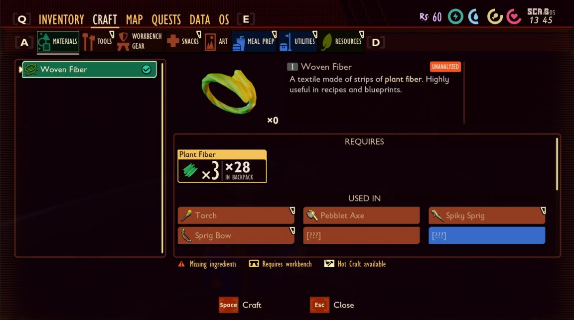 Grounded Tier 2 Axe How to get a chopping device and axes from woven fiber