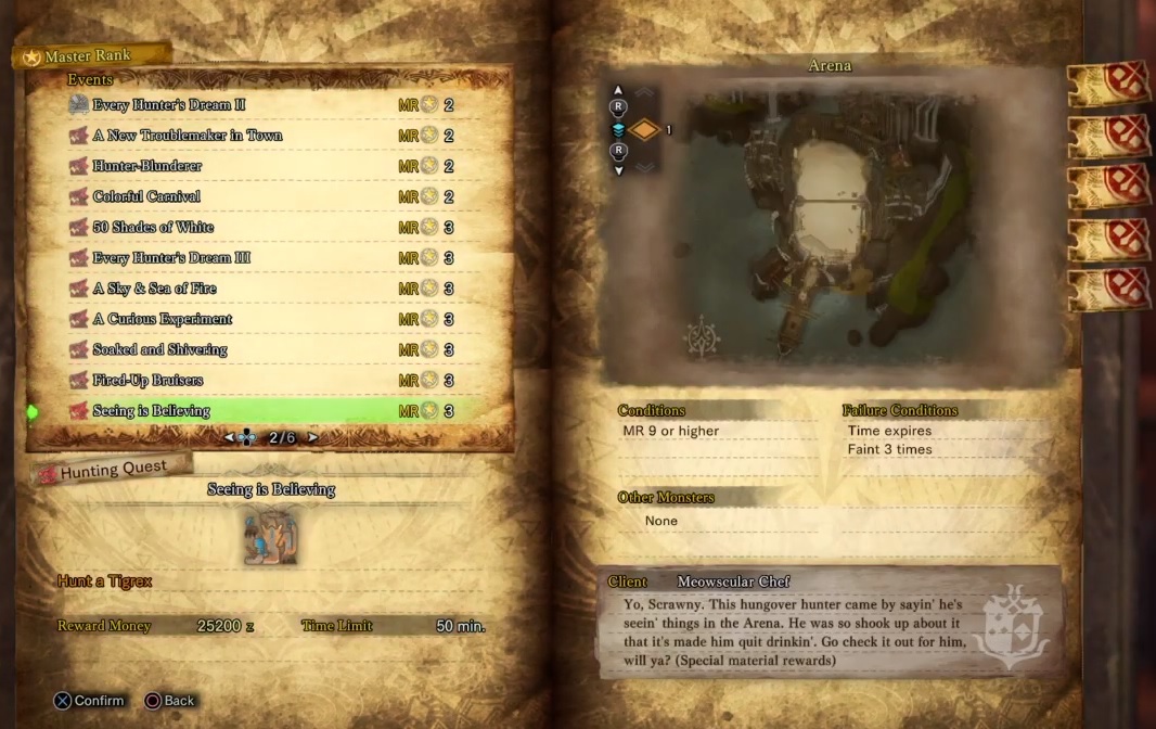 Monster Hunter World How to get a Spirited Canteen Ticket and complete the Seeing is Believing