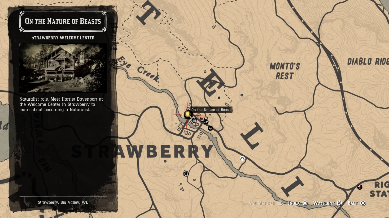 Rdr2 Legendary Animals Map Naturalist