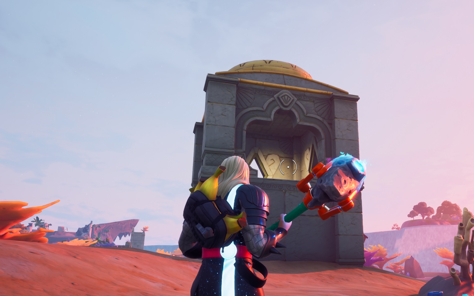 Fortnite Chapter 2 Season 4 Collect Floating Rings at Coral Castle