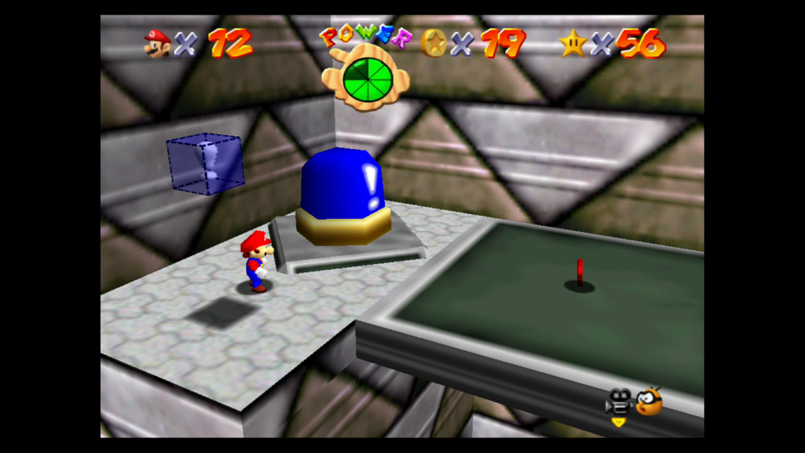 Super Mario 64 Castle Secret Stars, Cap unlocks for the Red Blue and
