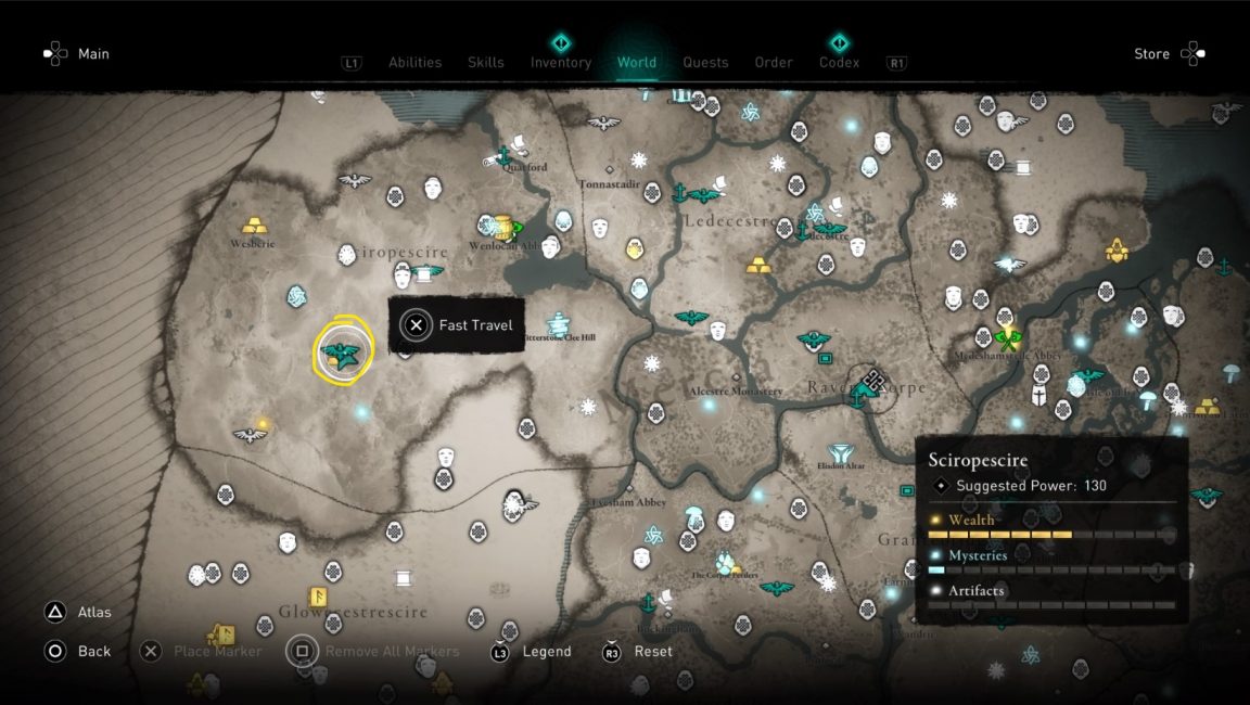 Assassin's Creed Valhalla Order of the Ancients locations Where to
