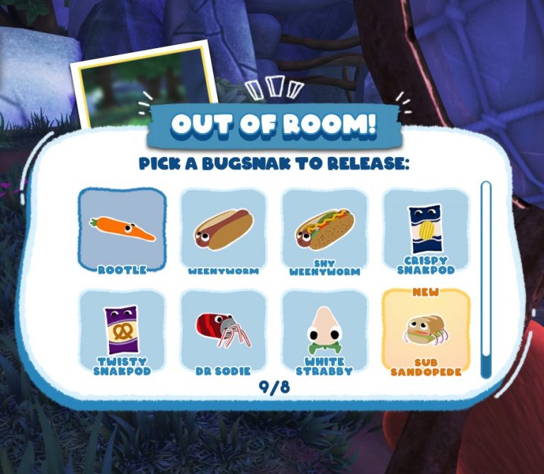 Bugsnax Snakpack Guide How To Increase Your Inventory Size VG247