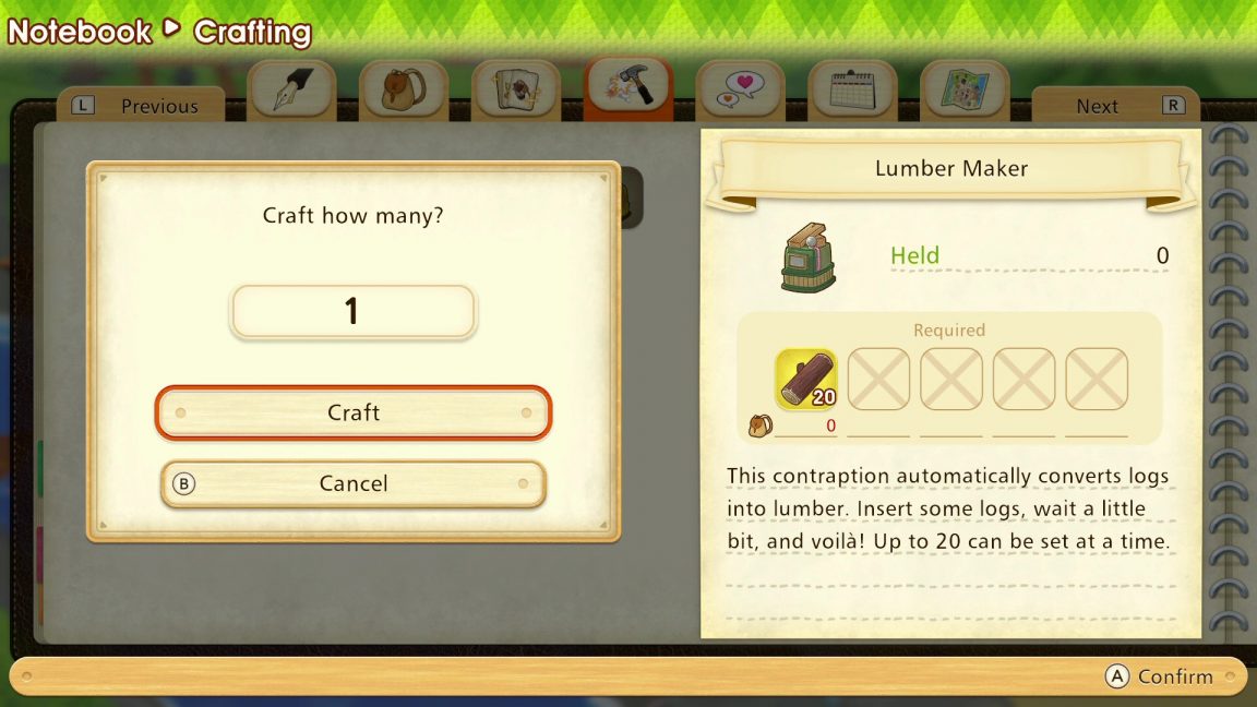 Story of Seasons Pioneers of Olive Town Lumber Maker How to unlock