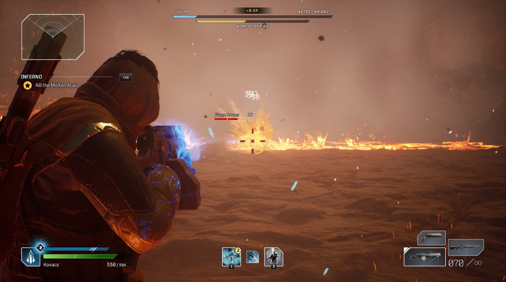 Outriders Molten Acari How to beat the Volcano boss VG247