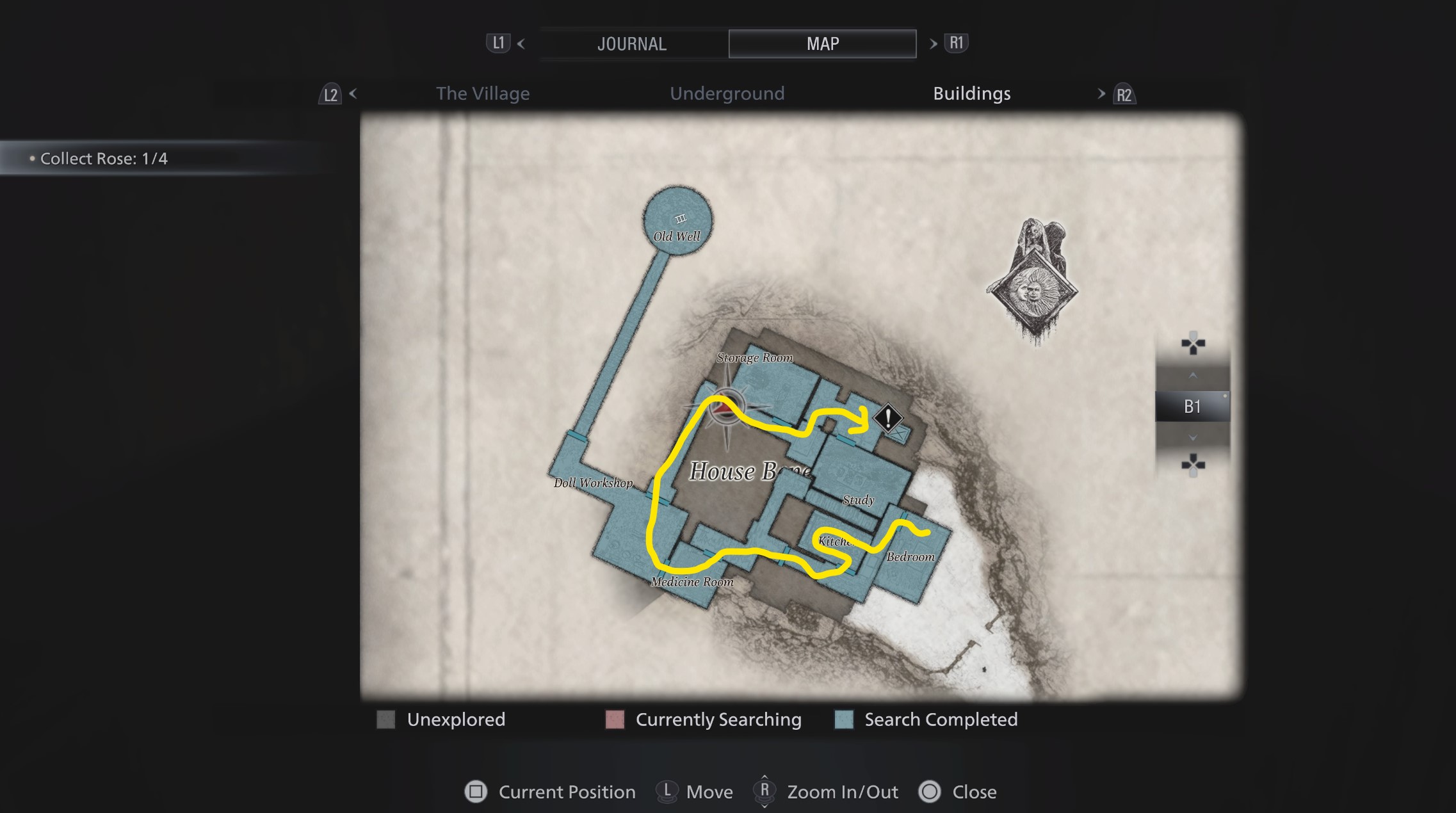 Resident Evil Village Beneviento Dollhouse Beneviento's Treasure, Door Code, Music Box Puzzle