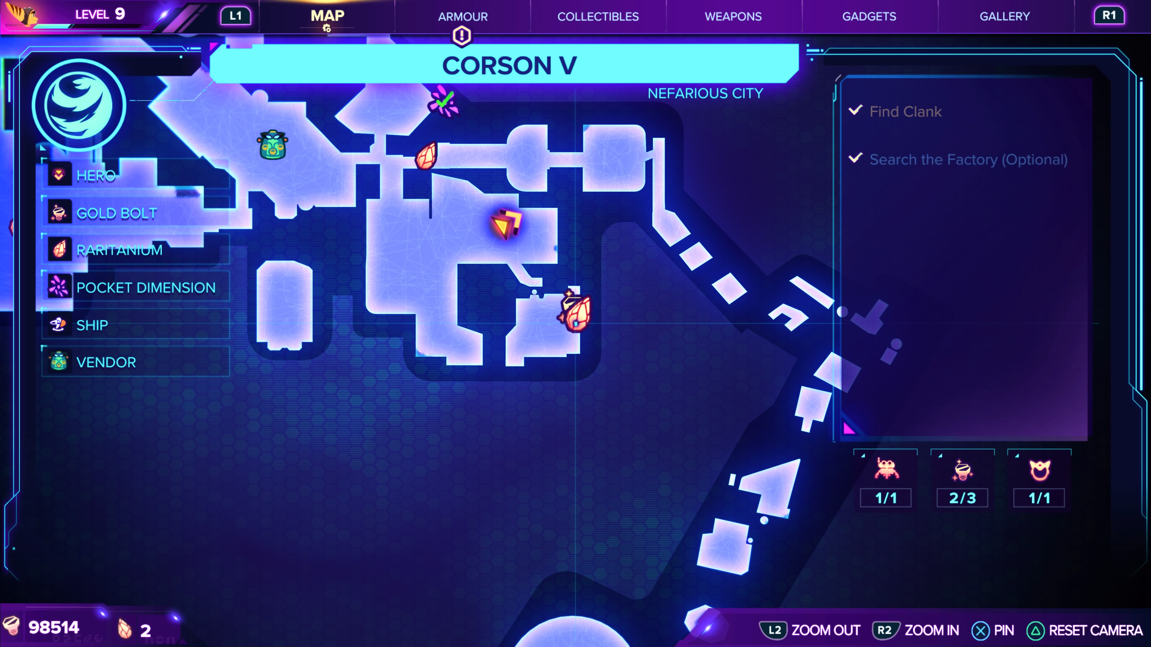 Ratchet and Clank Rift Apart Gold Bolt Locations What Cheats do Gold