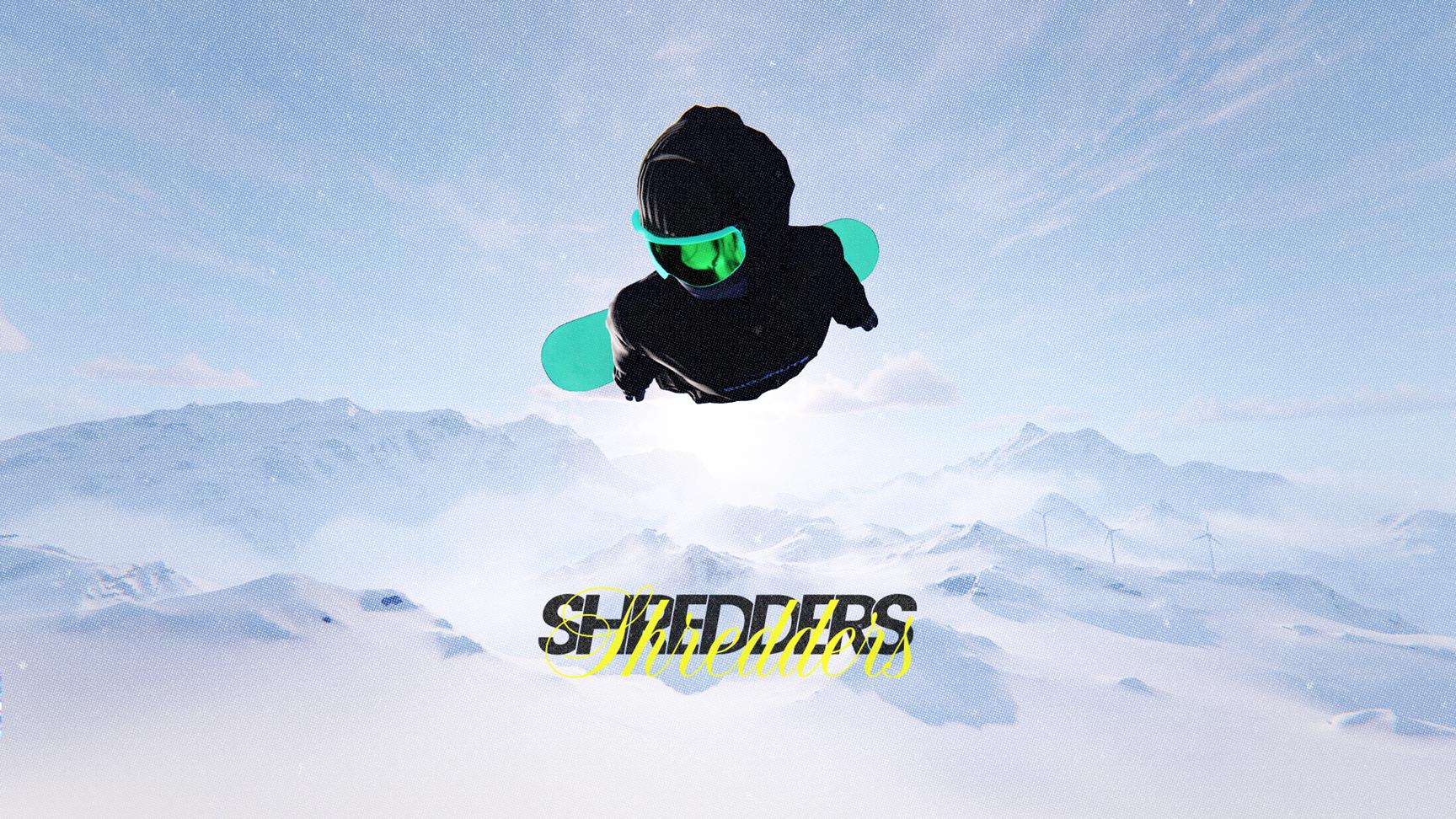 Shredders is a multiplayer open world snowboarding game inspired by