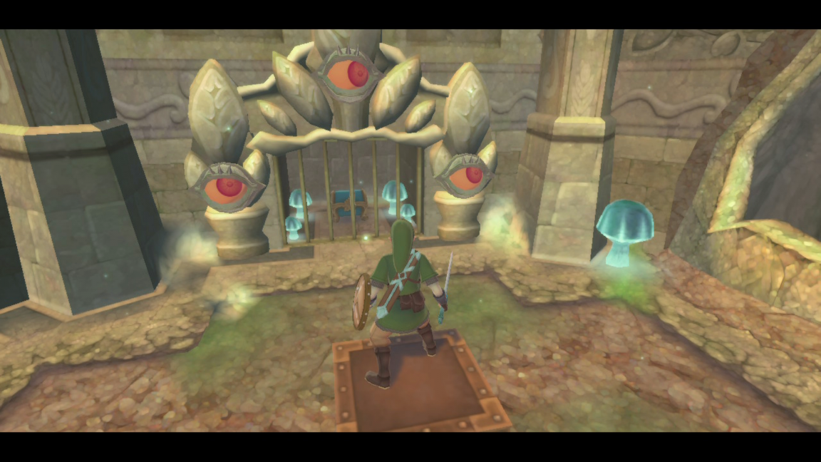Zelda Skyward Sword how to open the eye door puzzles VG247